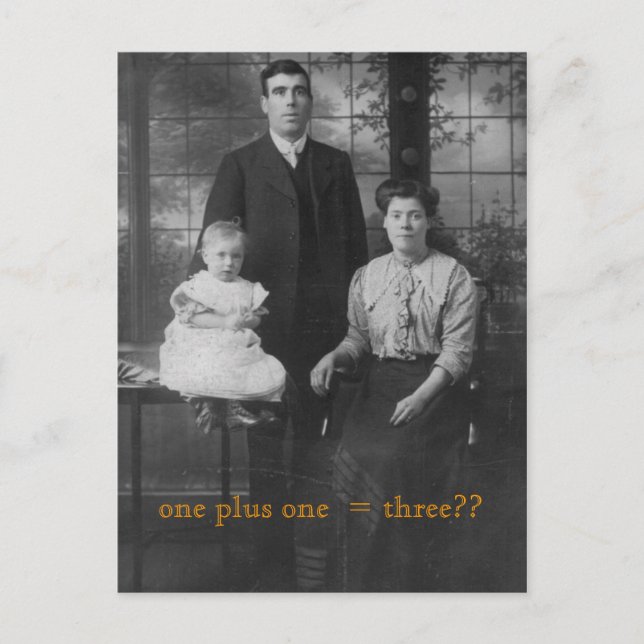 Postal Familia Vintage (Anverso)