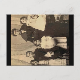 Postal familiar de cosecha de vintage