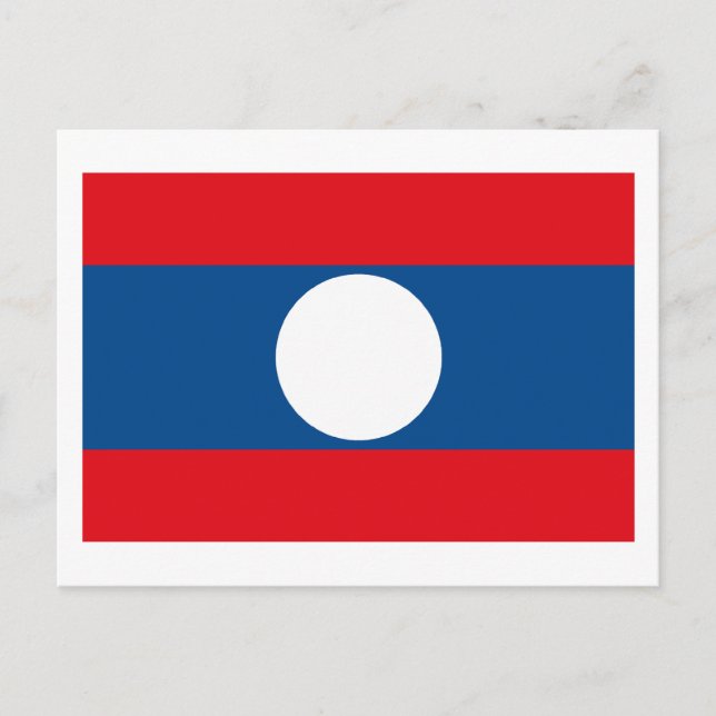 Postal familiar de Laos (Anverso)