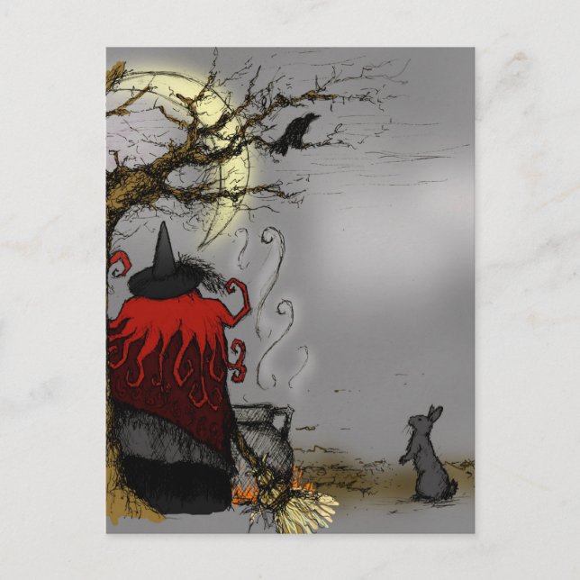 POSTAL FAMILIAR HALLOWEEN (Anverso)