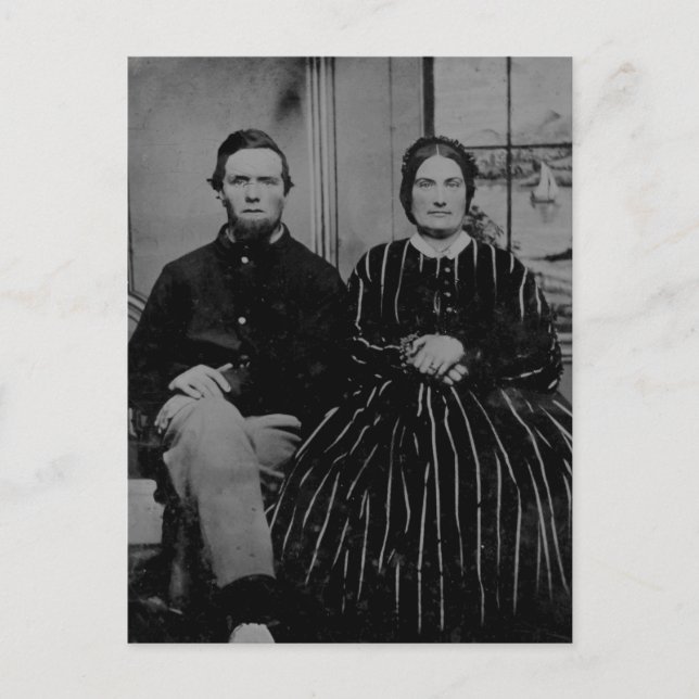 Postal familiar vintage estadounidense (Anverso)