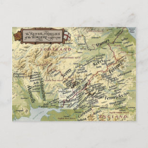 Postal Familias de Border Reiver