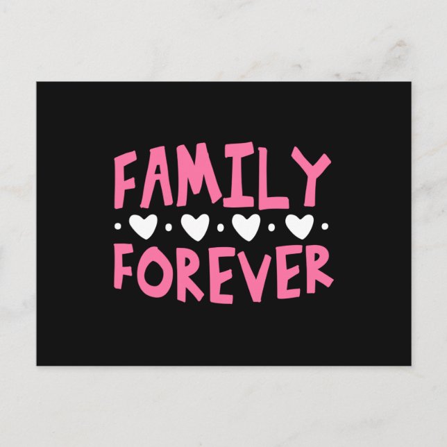 Postal Family Forever (Anverso)