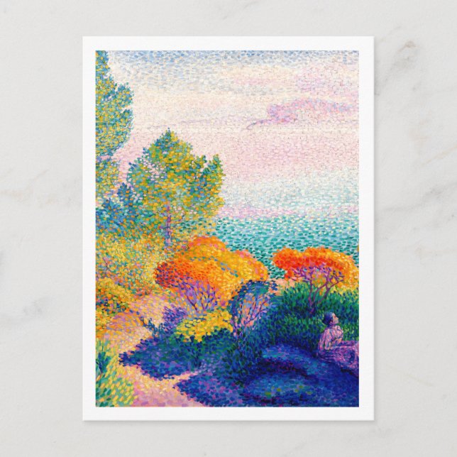 Postal Famosa pintura Henri Edmond Cross (Anverso)