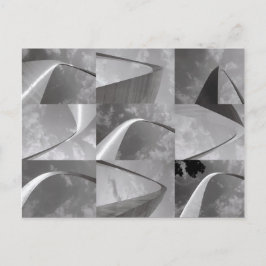 Postal Famosa puerta de entrada al Arco de St Louis