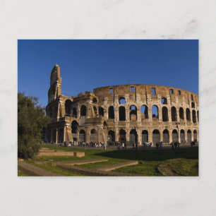 Postal Famoso Coliseo en Roma Italia 2