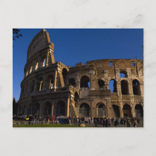 Postal Famoso Coliseo en Roma Italia Punto de Referencia