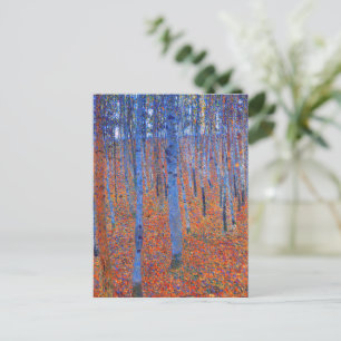 Postal Famoso cuadro de Gustav Klimt's Beech Grove