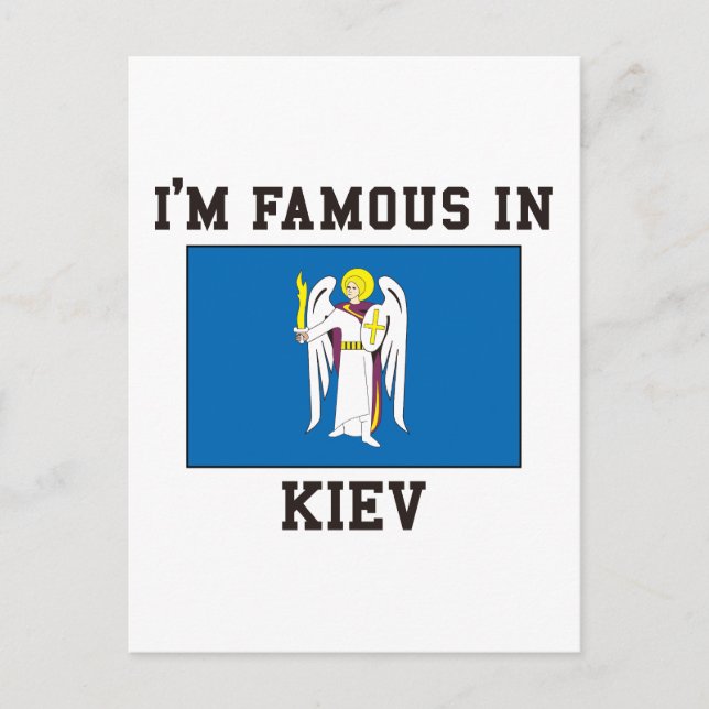 Postal Famoso En Kiev (Anverso)