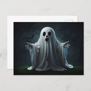 Postal Famoso fantasma de Halloween