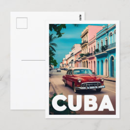 Postal Famoso lugar de viaje de Cuba