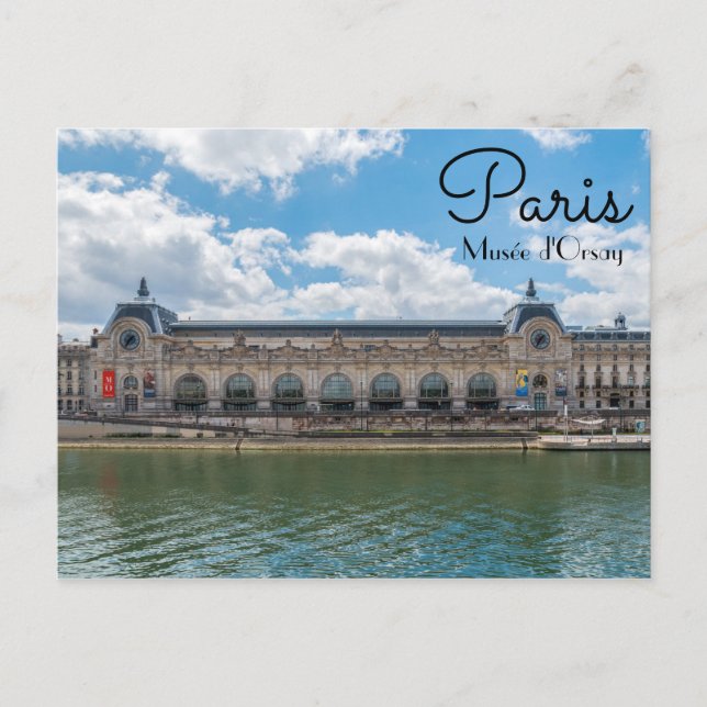 Postal Famoso Museo de Orsay - París, Francia, Europa (Anverso)