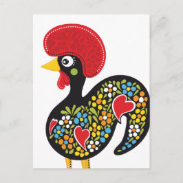 Postal Famoso Rooster de Barcelos Portugal Nr. 07