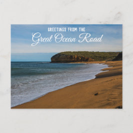 Postal Famoso Saludo de Bells Beach Gran Camino Oceánico