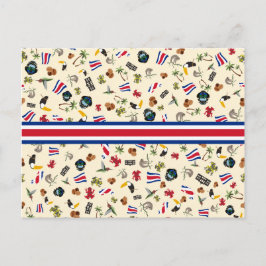 Postal Famosos ígicos de Costa Rica - saludos desde la se