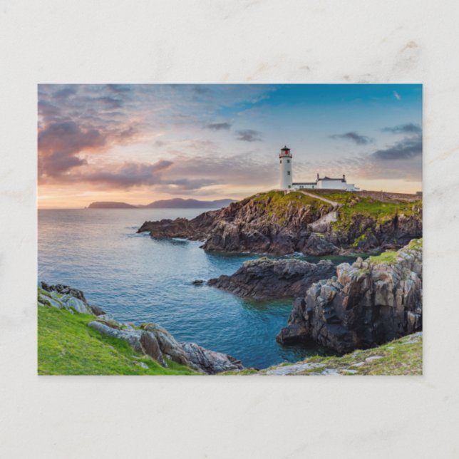 Postal Fanad Head Lighthouse | Donegal, Irlanda (Anverso)