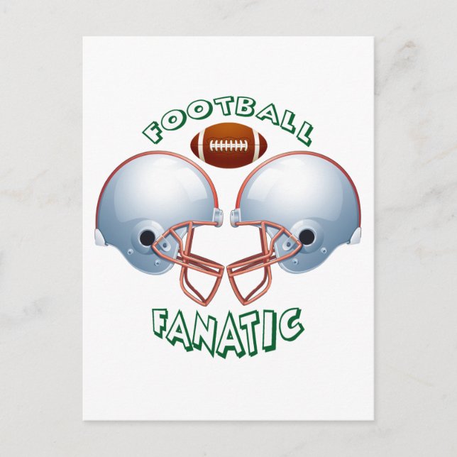 POSTAL FANÁTICO DEL FÚTBOL (Anverso)