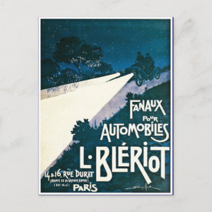 Postal Fanaux Pour Automobiles L Bleriot - París, Francia