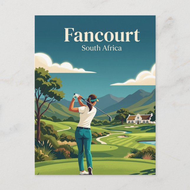 Postal Fancourt Sudáfrica (Anverso)