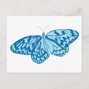 Postal Fancy Blue Butfly