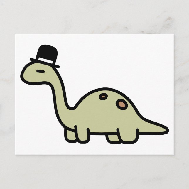 Postal Fancy Dinosaur (Anverso)