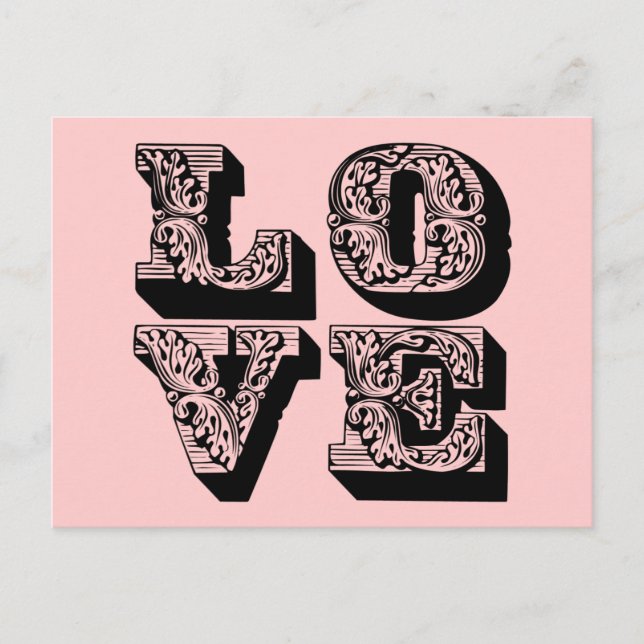 Postal Fancy Love Square (Anverso)