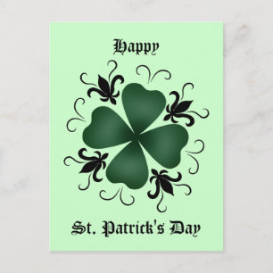 Postal Fancy Victorian shamrock