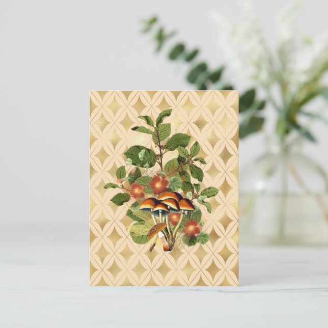 Postal Fancy Woodland Botanicals (Anverso de pie)