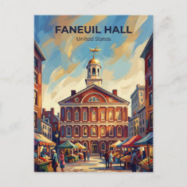 Postal Faneuil Hall Massachusetts