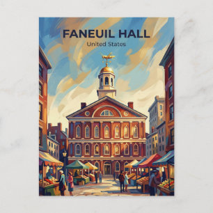 Postal Faneuil Hall Massachusetts