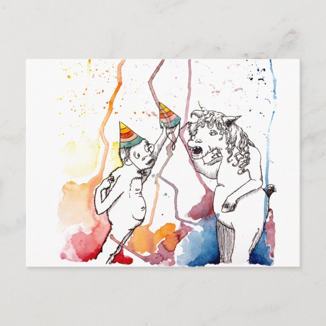 Postal Fans de Für Einhörner und Einhorn (Anverso)