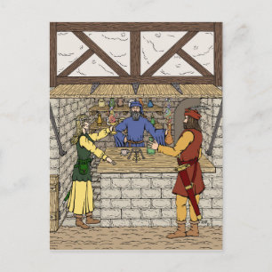 Postal Fantasía Apothecary Shop