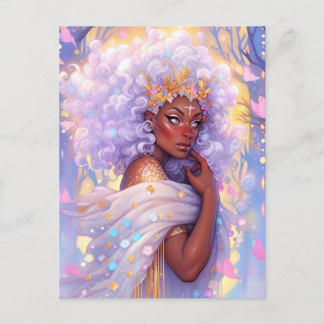 Postal Fantasía: arte afroamericano (Anverso)