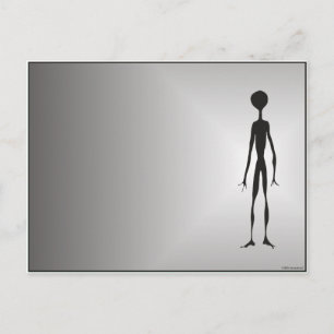 Postal Fantasía de ciencia ficción ALIENADA espacio camin