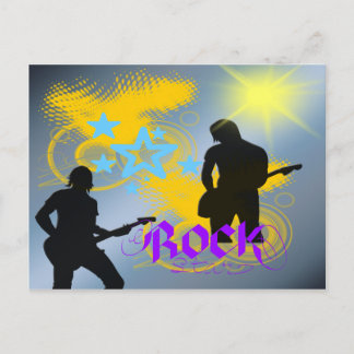 Postal Fantasía de estrella de rock
