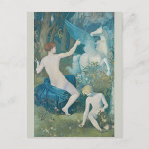 Postal Fantasía de Puvis de Chavannes CC011 ideal para lo