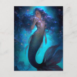 Postal Fantasía en Mermaid