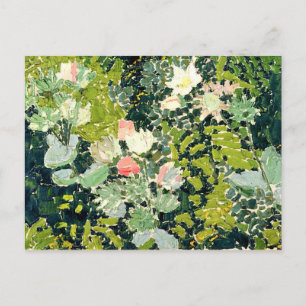 Postal Fantasía en verde