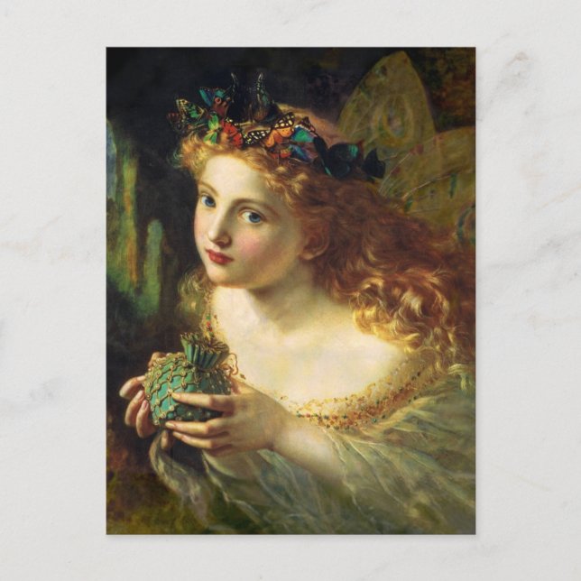 Postal Fantasía Faeries (Anverso)
