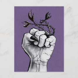 Postal Fantasía gótica siniestra bruja