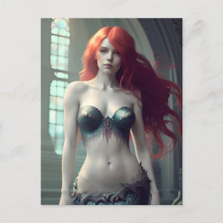 Postal Fantasía Mermaid
