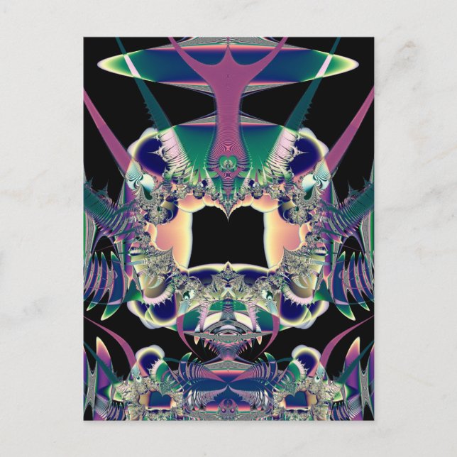 Postal Fantasía oscura (Anverso)