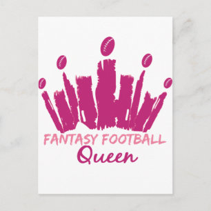 Postal Fantasía Reina del fútbol