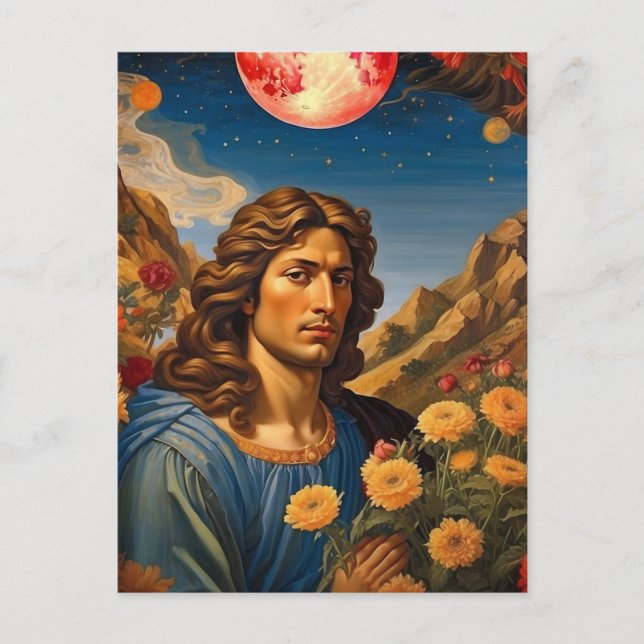 Postal *~* Fantasía Soldado de Dios AP50 Tierra Universo (Anverso)