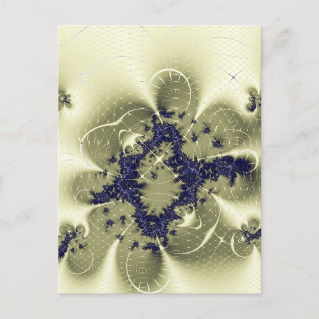 Postal Fantasía verde (Anverso)