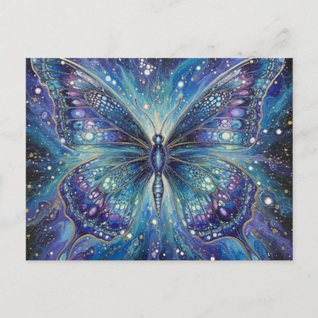 Postal FantasíaDeMariposaCòsmica (Anverso)
