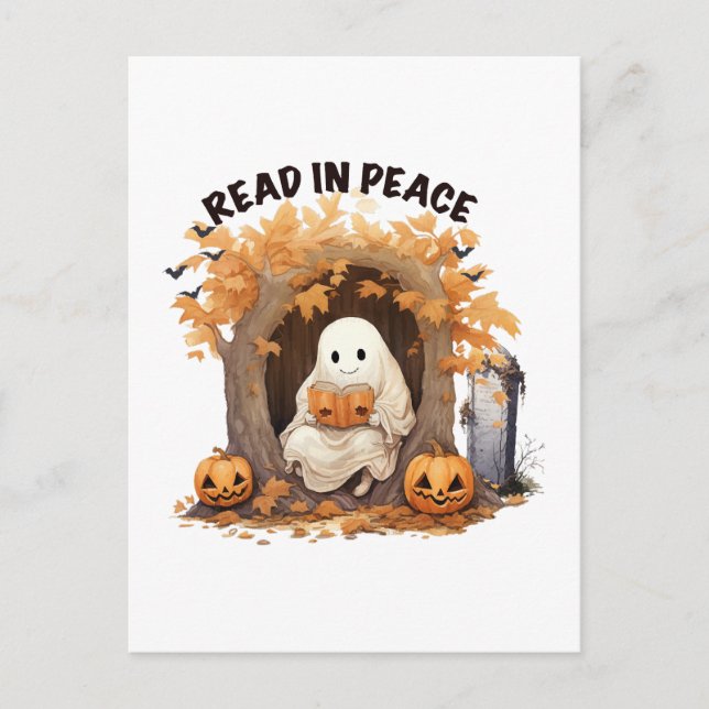 Postal Fantasma de Boo Lee en Paz (Anverso)