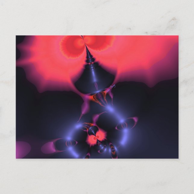 Postal Fantasma De Cristal - Abrazo Sorpresa De Salmón E  (Anverso)