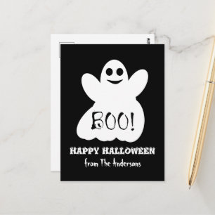 Postal fantasma de Halloween