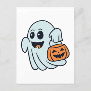 Postal Fantasma de Halloween